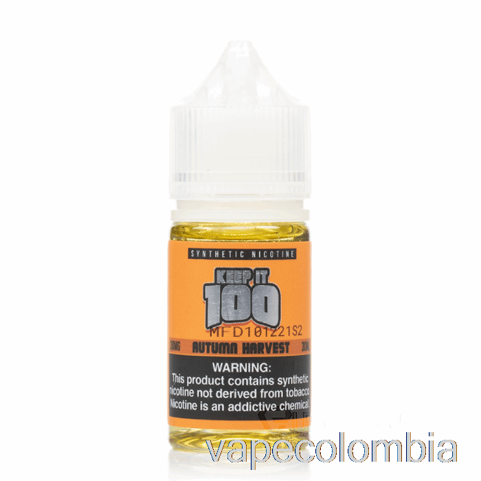 Sales Desechables De Cosecha De Otoño Vape - Keep It 100 E-líquido - 30ml 50mg